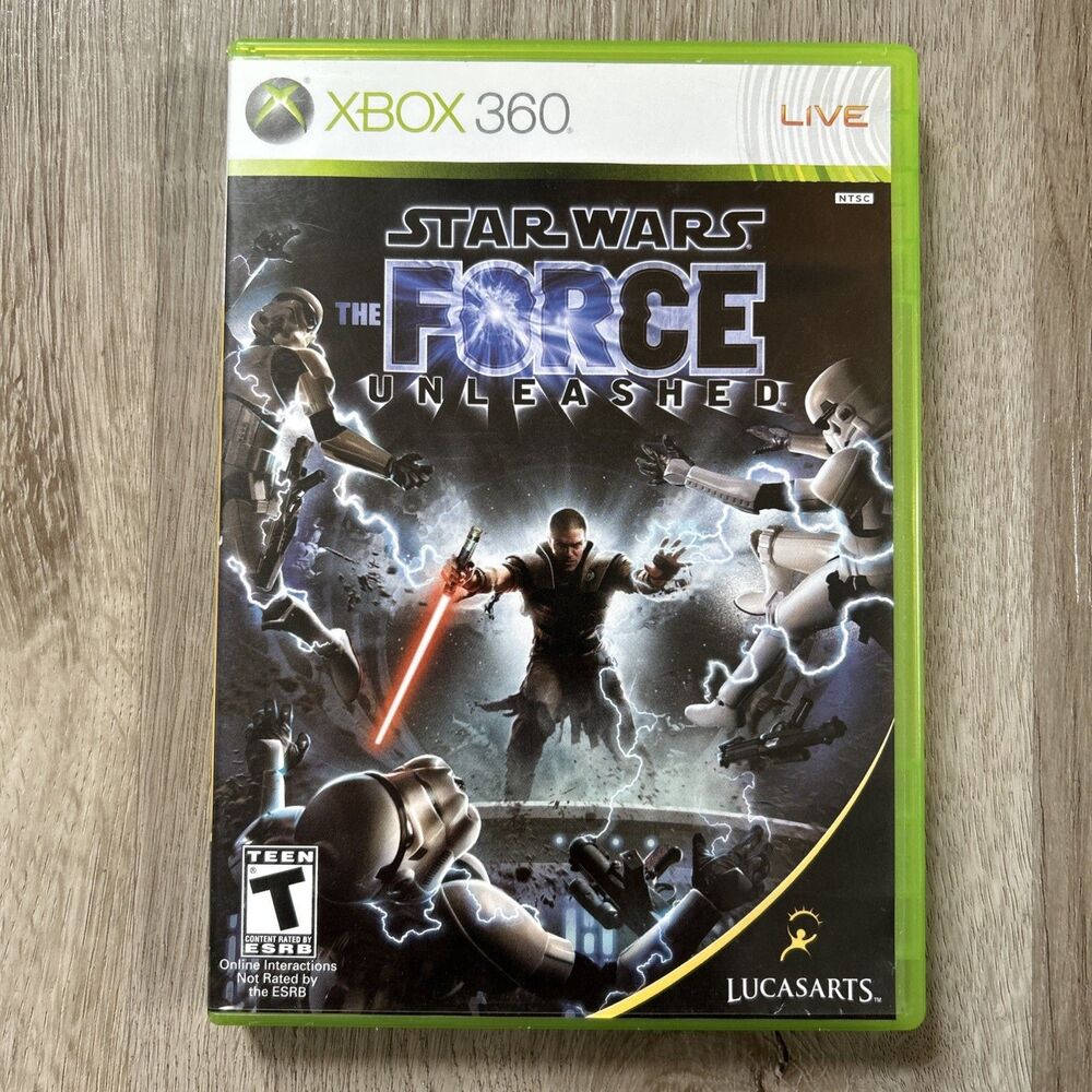 Star Wars: The Force Unleashed Xbox 360 Game CIB Complete w/ Manual Tested Works